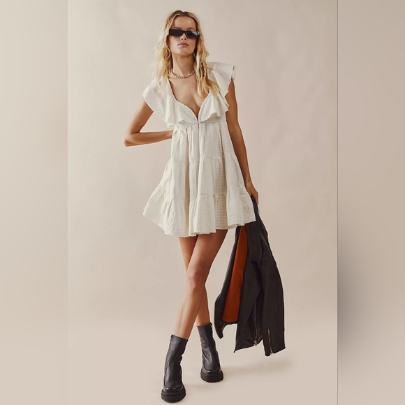 Free People Dresses & Skirts - Free People-[S]100%Cotton Undone mini dress